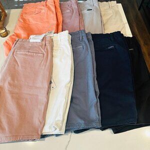 Joe's Jeans Brixton Slim Fit 9 Inch Cotton Shorts 9 Pairs